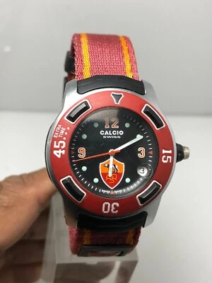 Reloj pulsera vintage de cuarzo para hombre Cacio Swiss AS Roma Foto 1 de 4