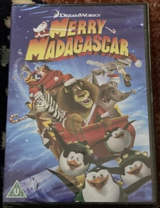 Merry Madagascar (DVD, 2009) PAL: Region 2 New/Sealed Free Postage - Picture 1 of 2