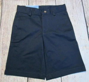 Nautica Boys School Uniform Navy Blue Shorts Adjustable Waist 6 Regular NWT - Picture 1 of 7