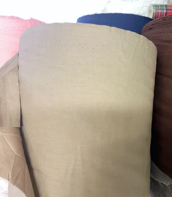 Quality Polyester Cotton - TAUPE-Full 150cm wide  -Sold per metre - Image 1 of 2