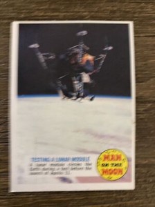 1969 Topps Man on the Moon  #31A  Testing Lunar Module