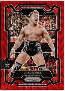 Chad Gable 2024 Panini Prizm WW Red Wave Prizm #102 WWE Raw - Picture 1 of 2