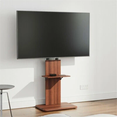 Heavy Duty TV Floor Stand 5-Levels Height Adjustable TV Mount Bracket Up To 65" - image 1 of 4