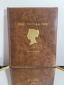 1840 Great Britain, "Penny Black" World's First Postage Stamp With Book And Cert - Picture 1 of 4