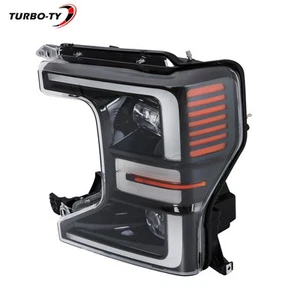 FULL LED Headlight W/Black Trim For Ford F250 F350 SuperDuty 20-22 Driver Side - Picture 1 of 16