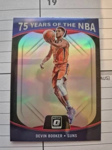 Devin Booker - 2021-22 Panini Prizm 75 Years of the NBA (Donruss Optic) #29 Suns - Picture 1 of 2