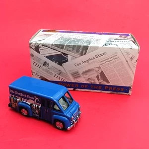MATCHBOX POWER OF THE PRESS COLLECTIBLE DODGE ROUTE VAN NEW YORK TIMES YPP-04 FM - Picture 1 of 7