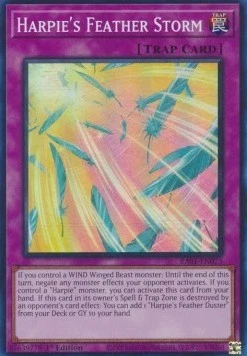 YuGiOh Harpie's Feather Storm (V.1) RA01-EN073 Super Rare Englisch Neu 1st - Bild 1 von 2