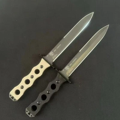 Cuchillo EDC de acero CPM-3V mango de fibra de nylon 185BK Foto 1 de 4