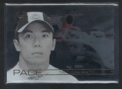 RARE FUTERA 2005 GRAND PRIX - TAKUMA SATO - PACE ACETATE CHASE CARD - Image 1 of 2