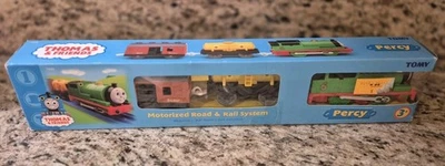Sistema motorizado de carretera y ferrocarril Tomy Thomas Percy 2005 #7445 bonito Foto 1 de 4