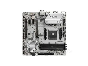 MSI B450M MORTAR TITANIUM Motherboard AMD B450 DDR4 AM4 Micro ATX w/ IO Shield - Picture 1 of 3