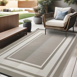 Outdoor Rugs 5x8 for Patios Clearance,Waterproof Mats for Porch,Deck Rugs for, - Picture 1 of 6