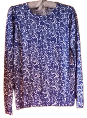 Jersey BODEN Azul Floral Cotten (Dawn Sky Floret Bloom), S, En muy buena condición Foto 1 de 4