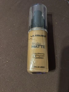 L.A. Colors Truly Matte Liquid Foundation Cappuccino - Picture 1 of 2