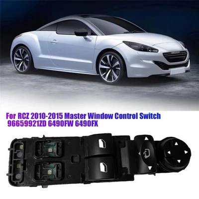 Car Master Window Switch Assembly for RCZ 2010 2015 OEM 96659921ZD 6490FX - Image 1 of 4