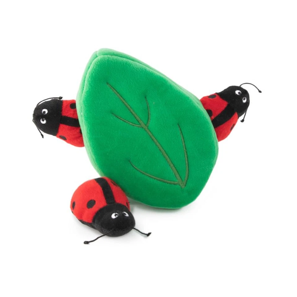 Zippy Paws Ladybugs in Leaf Burrow Dog Toy - Image 1 of 1