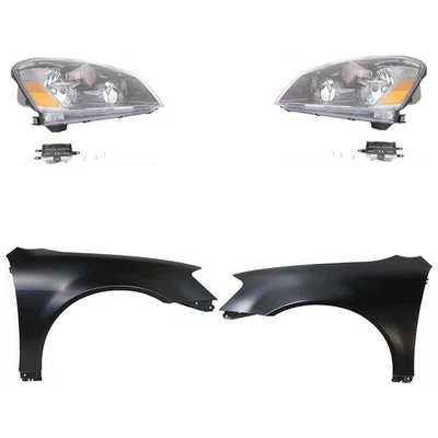 Kit de faros para Nissan Altima 2005 conjunto izquierdo derecho sedán HID/xenón Foto 1 de 4