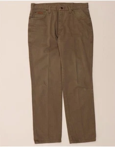 Pantalones de mezclilla rectos WRANGLER Ohio para hombre W36 L32 beige algodón AD03 - Imagen 1 de 4
