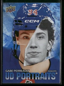 2025-26 Upper Deck Series 1 - UD Portraits Gabe Perreault #P-14 RC - Picture 1 of 2