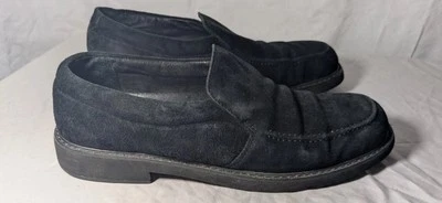 Мужские коричневые замшевые туфли-оксфорды Hush Puppies размер США 8,5 М без шнуровки - Изображение 1 из 4