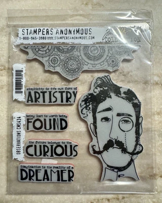 Selos anônimos *OBSERVAÇÕES* TIM HOLTZ CMS434 Steampunk NOVO - Imagem 1 de 2