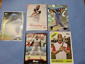 Lote de tarjetas de béisbol Ken Griffey Jr Topps Bowman Upper Deck - Imagen 1 de 20