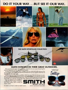Smith Sunglasses Print Ad Ephemera Wall Art Decor Smittys - Picture 1 of 1