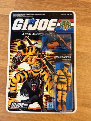 Gi Joe Tiger Force Snake Eyes sin usar, en caja, ARAH sin perforar Foto 1 de 2