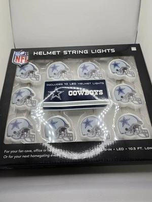 Set of 10 DALLAS COWBOY HELMET STRING LIGHTS - Изображение 1 из 4