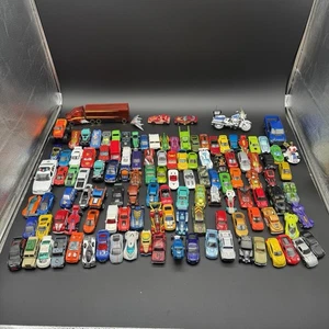 Huge Lot Of 123 Hot Wheels Matchbox & More Diecast Cars Redline 1960s - Modern  - Picture 1 of 13
