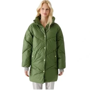 J.Crew Villa Puffer Coat with PrimaLoft in Utility Green Women's Medium - Picture 1 of 9