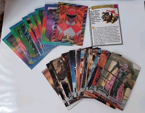 Tarjetas coleccionables Saban Mighty Morphin Power Rangers 1995 la nueva temporada y la película - Imagen 1 de 17