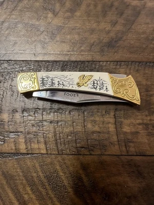Vintage 1984 American Intl Mint Eagle 200 Anniversary Pocket Knife  - Image 1 of 4