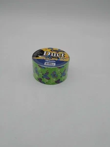 Butterfly Duct Tape 1.88in x 5yd Green Blue Purple Craft Scrapbooking Signage - Picture 1 of 3