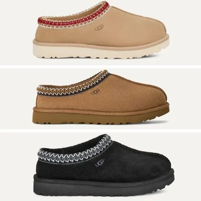 Zapatillas UGG Tasman Para Mujer Gamuza Acogedoras Zapatos Informales Sin Cordones para Interior/Exterior Foto 1 de 4
