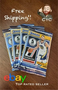 🔥 Lot of 5: 2024/25 Panini Donruss Basketball NBA 5 Card Packs Wax Steph Curry - Bild 1 von 8