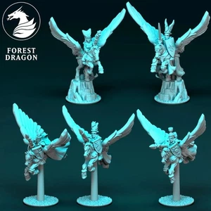 cavalier pegases et seigneurs breton 10mm - Picture 1 of 1