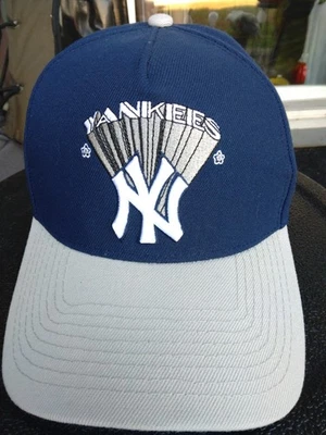 NEW YORK YANKEES Cap Mitchell & Ness Snapback Hat TOPPS LOGO & PIN Team Star *T1 - Image 1 of 4