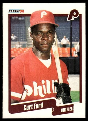 1990 Fleer #557 Curt Ford - Image 1 of 2