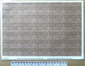 Papier Grès irrégulier - pour HO gauge-échelle 1:87-A4 - Picture 1 of 5