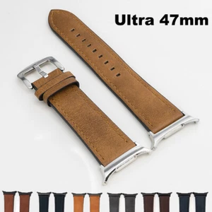 Bracelet en cuir pour Samsung Galaxy Watch 7 Ultra 2025 bracelet sans lacunes bracelet SmartWatch - Photo 1 sur 27