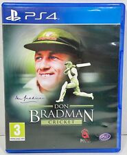 Don Bradman Cricket PS4 - Tested Works in North America - Clean Disc