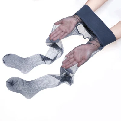 Women's Ultra-thin Pantyhose Seamless Stockings Low-waist Crotchless Pantyhose - Image 1 of 4