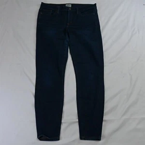 J.CREW 30 Toothpick Skinny B0755 8" Dark Rinse Stretch Denim Jeans - Picture 1 of 5