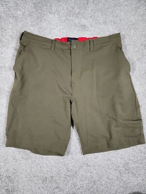 Pantalones cortos chinos modernos Five Four para hombre talla 36 verde oliva cintura elástica bolsillo con cremallera Foto 1 de 4