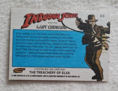 Topps Indiana Jones Heritage Parallel Base Trading Card 194/500  - Image 1 of 2