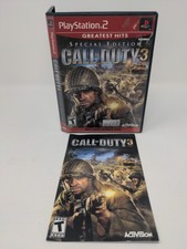 Call of Duty 3 Special Edition (PS2 2004) With Bonus Disc CIB TESTED WORKS GREAT