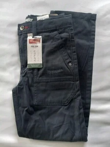 NEW Wrangler Boys Slim Utility Pants w/ Adjust to Fit Waistband 7 Regular Navy - Picture 1 of 10