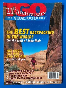 TGO 21st Anniversary Magazine March 99 Cover Canyonlands National Park Utah 582F - Imagen 1 de 2